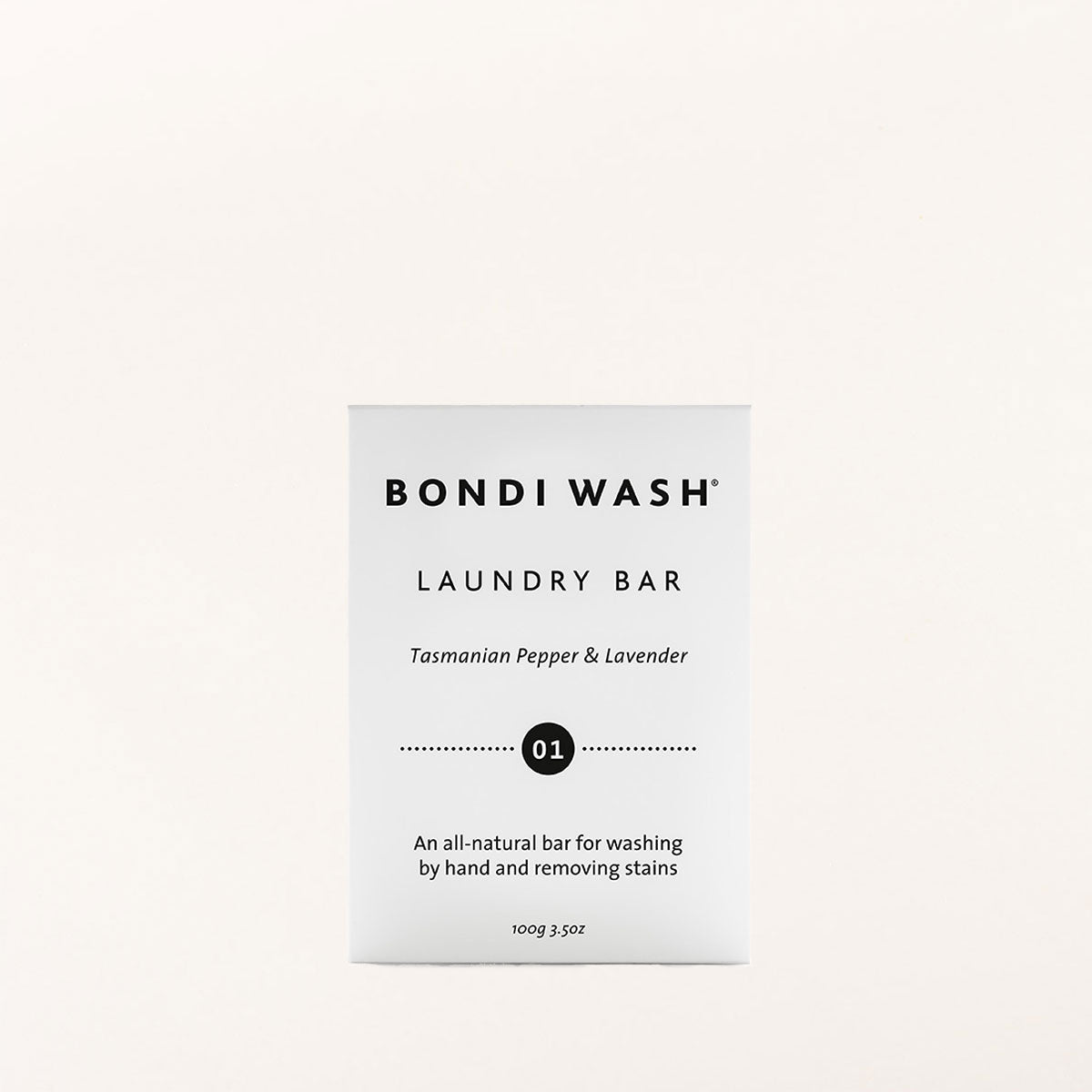 Bondi Wash Laundry bar Tasmansian pepper & lavender 100g