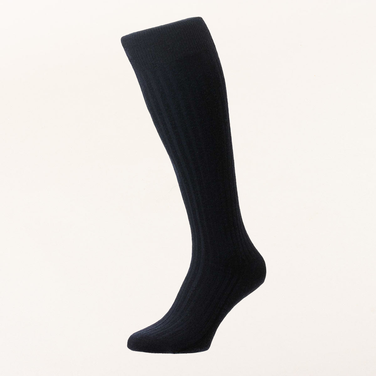 Laburnum socks long rib - navy